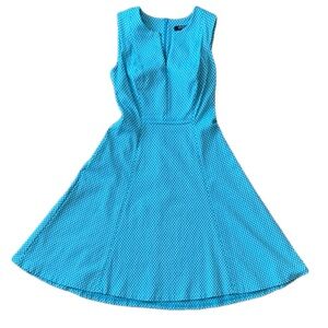 Chaps Turquoise Sleeveless Mini Dress